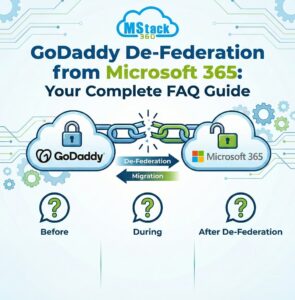 get rid of godaddy and start using MS365 directly... hire us