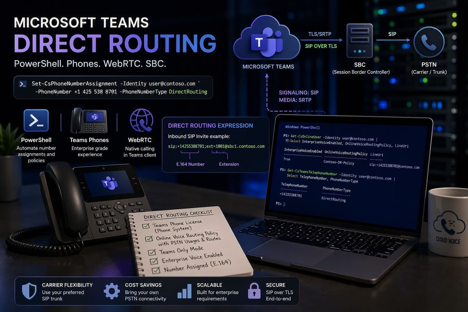 Assigning a Microsoft Teams Direct Routing phone number