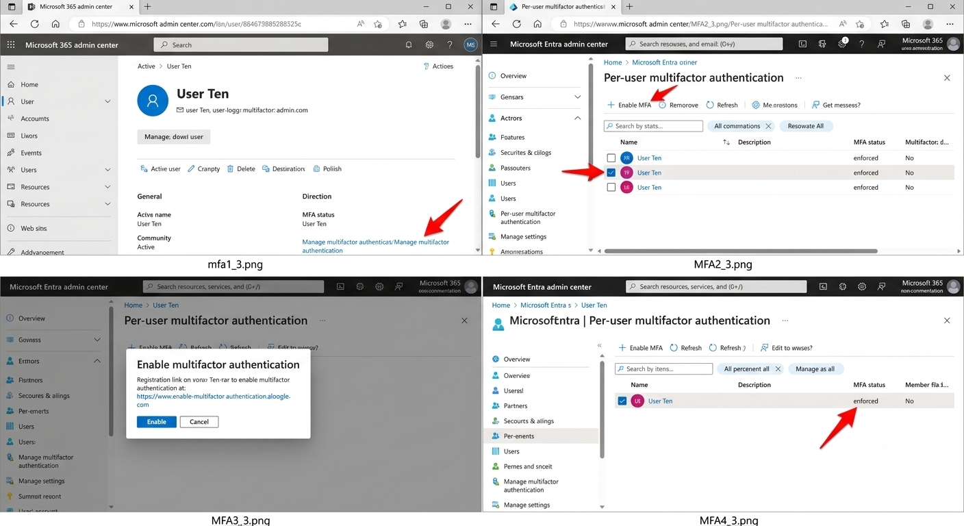 Multi factor authentication setup prompt on first sign in
