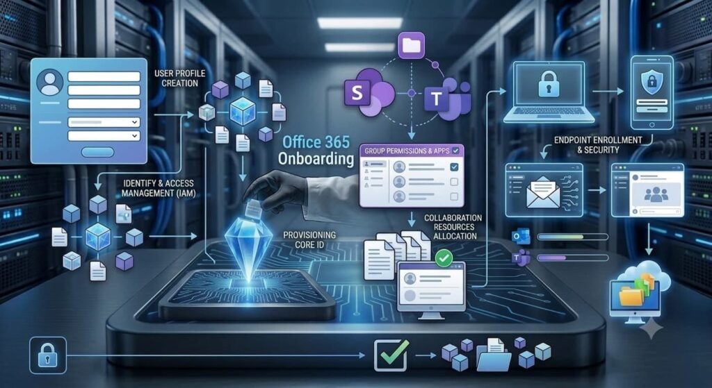 How to onboard a new user in Microsoft 365