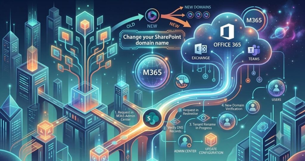 Change your SharePoint domain name
