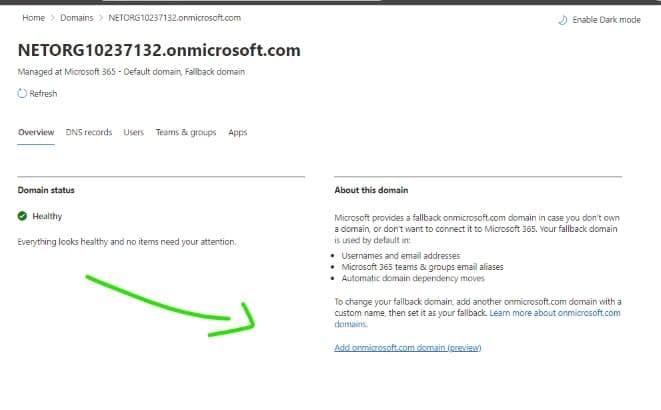 Renaming a SharePoint tenant domain from the old onmicrosoft.com address to a new one