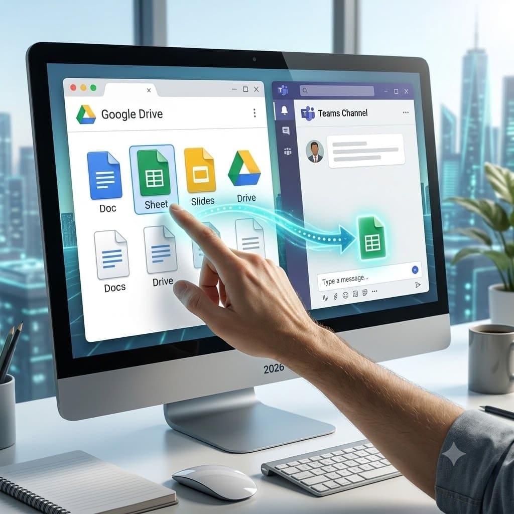 Get Google Drive files into Teams in five steps